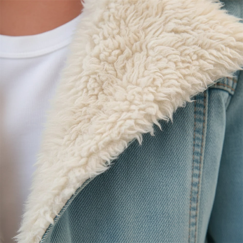 Warmer Damen Parka mit Plüsch Revers | Winter