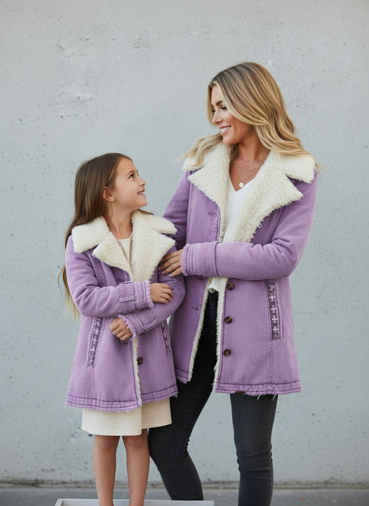 Warmer Damen Parka mit Plüsch Revers | Winter