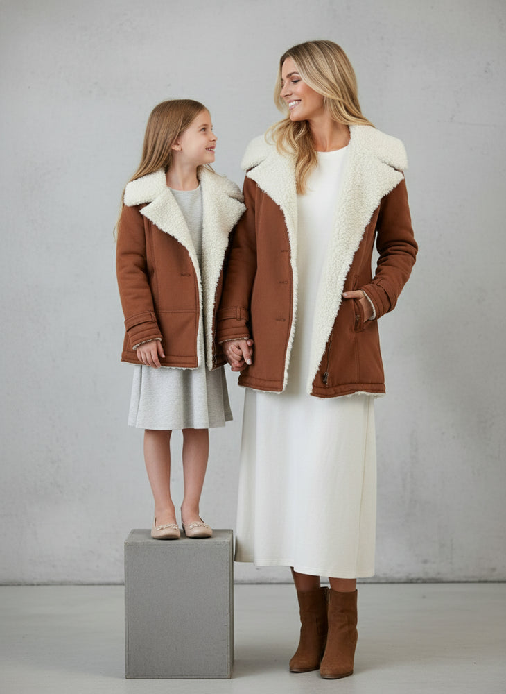 Warmer Damen Parka mit Plüsch Revers | Winter