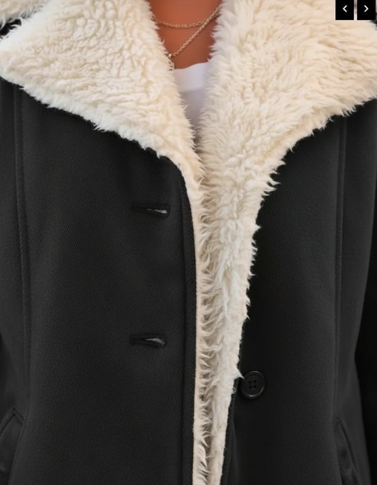 Warmer Damen Parka mit Plüsch Revers | Winter