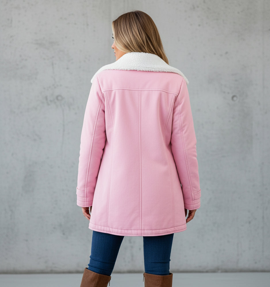 Warmer Damen Parka mit Plüsch Revers | Winter