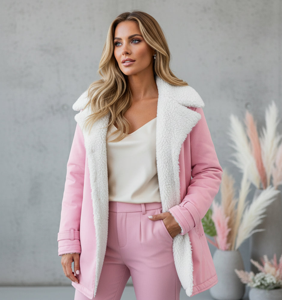 Warmer Damen Parka mit Plüsch Revers | Winter