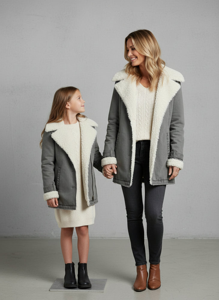 Warmer Damen Parka mit Plüsch Revers | Winter