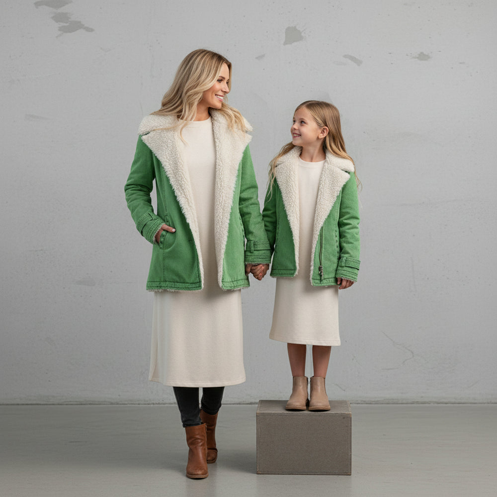 Warmer Damen Parka mit Plüsch Revers | Winter