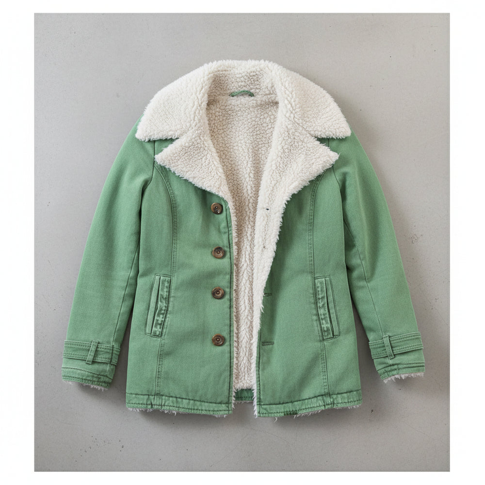 Warmer Damen Parka mit Plüsch Revers | Winter