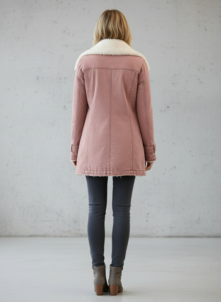 Warmer Damen Parka mit Plüsch Revers | Winter