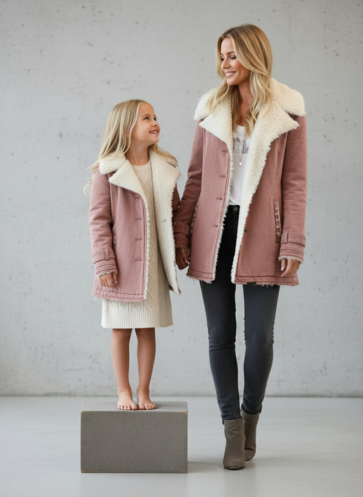 Warmer Damen Parka mit Plüsch Revers | Winter