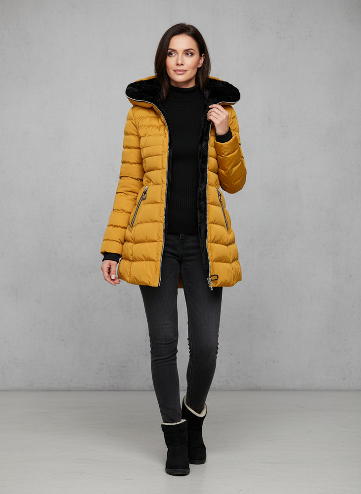 Warmer Damen Parka Slim Fit | Winter