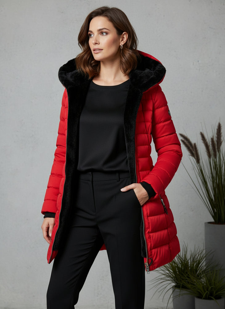 Warmer Damen Parka Slim Fit | Winter