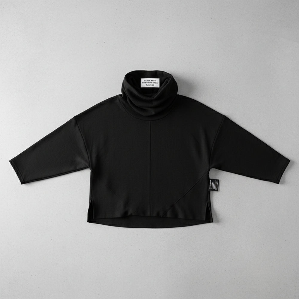 Lässiges Damen Sweatshirt mit Rollkragen | Winter