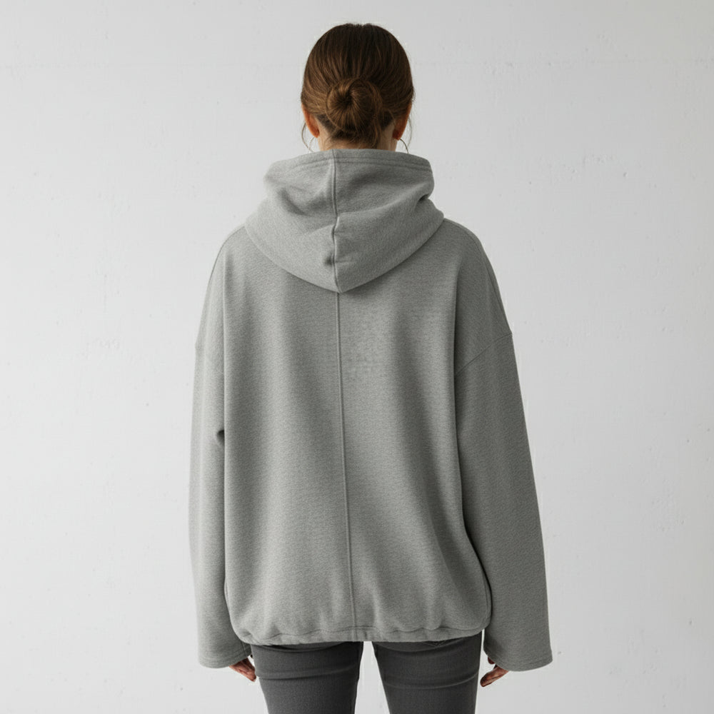 Lässiges Damen Sweatshirt mit Rollkragen | Winter