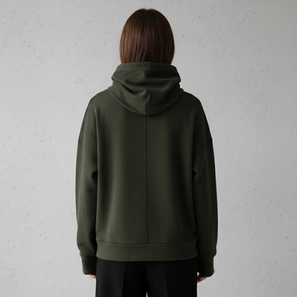 Lässiges Damen Sweatshirt mit Rollkragen | Winter