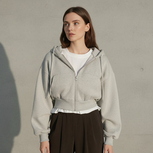 Damen Kapuzenjacke kurz | Retro | Herbst