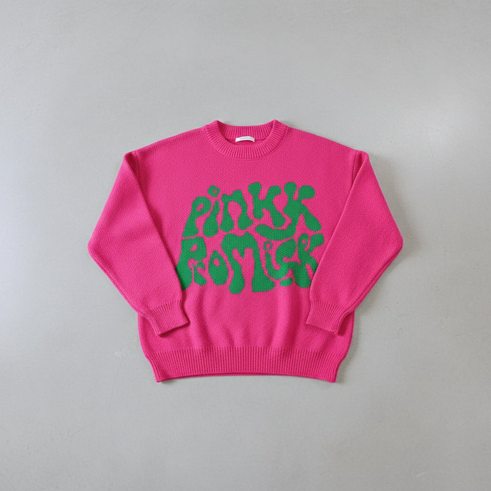 Lockerer Damen Jacquard Strickpullover | Herbst