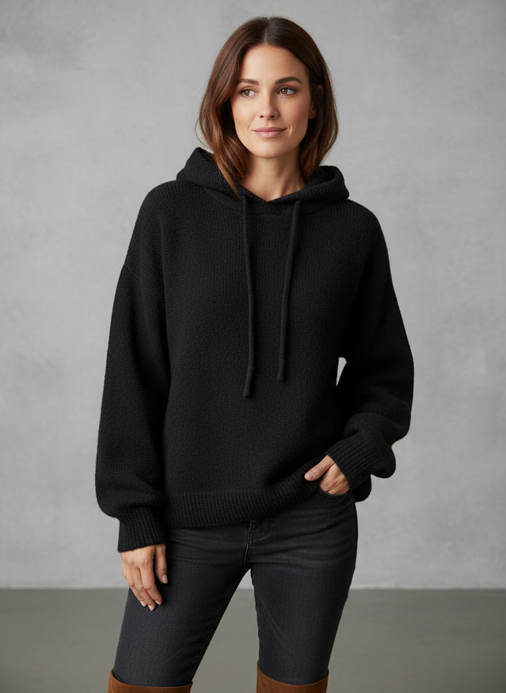 Warmer Damen Strick-Hoodie | Herbst | Lässig
