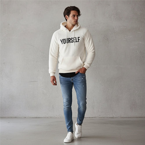 Kuscheliger Herren Hoodie aus Fleece | Winter