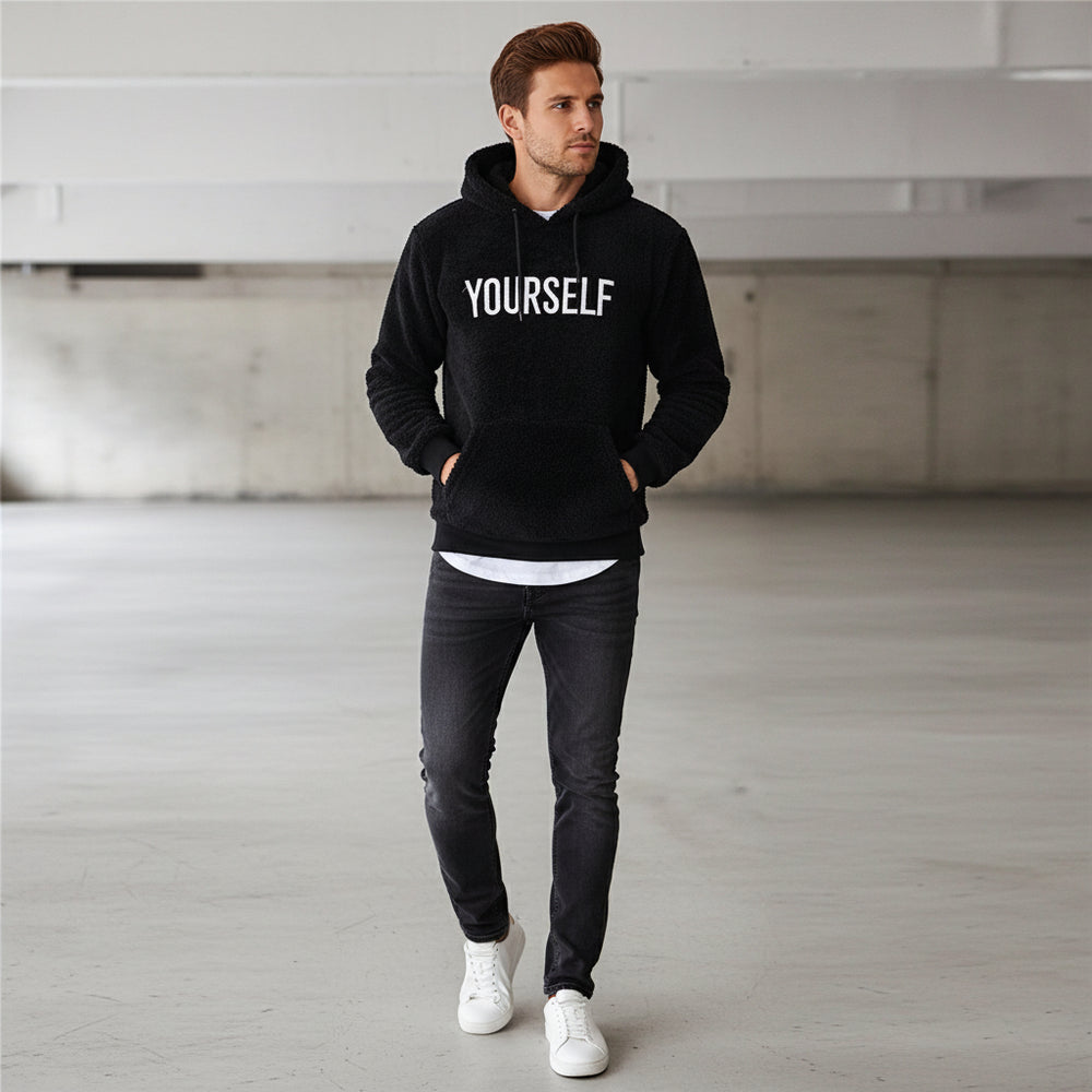 Kuscheliger Herren Hoodie aus Fleece | Winter