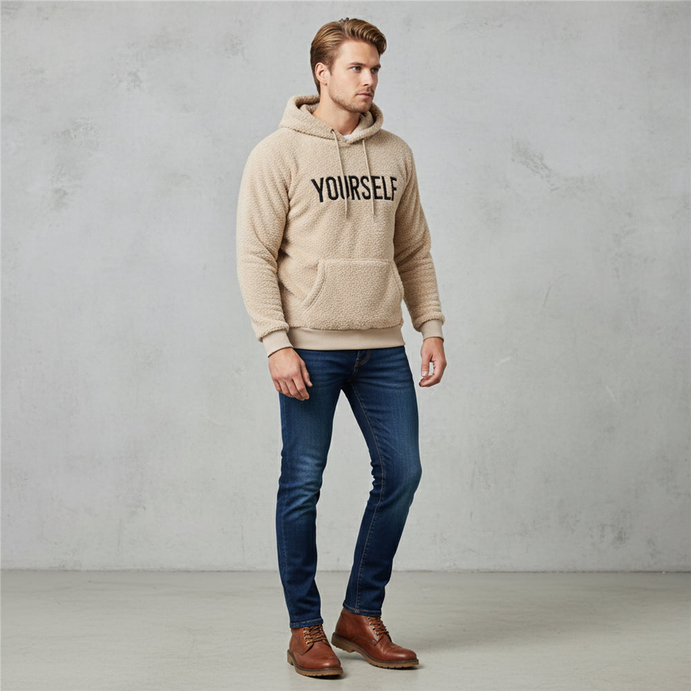 Kuscheliger Herren Hoodie aus Fleece | Winter