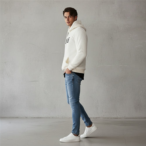 Kuscheliger Herren Hoodie aus Fleece | Winter