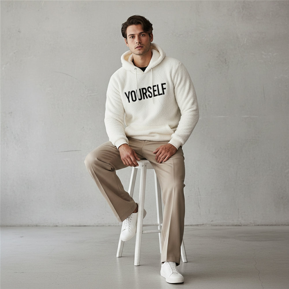 Kuscheliger Herren Hoodie aus Fleece | Winter