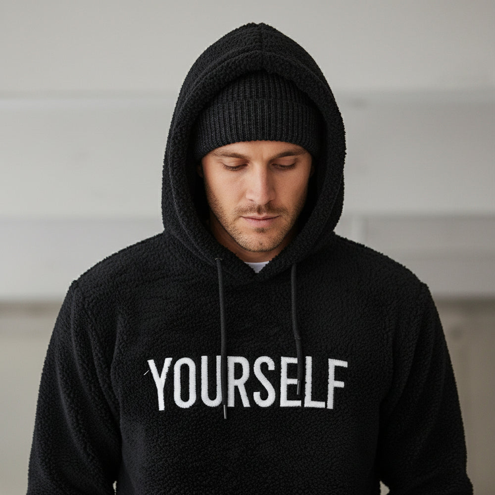 Kuscheliger Herren Hoodie aus Fleece | Winter
