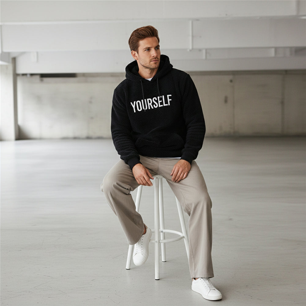 Kuscheliger Herren Hoodie aus Fleece | Winter