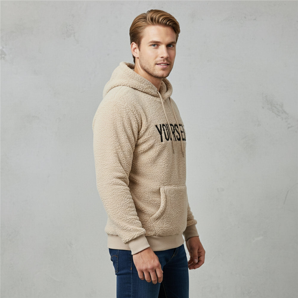 Kuscheliger Herren Hoodie aus Fleece | Winter