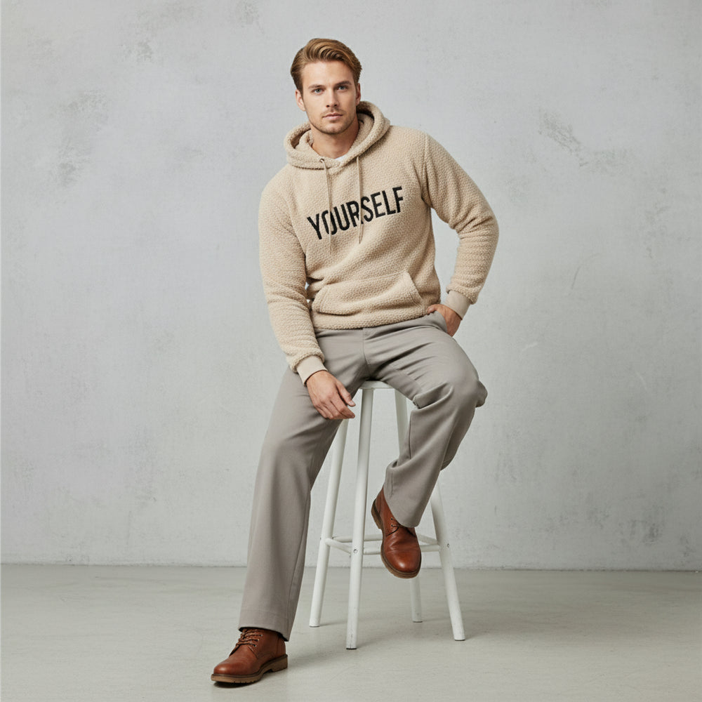 Kuscheliger Herren Hoodie aus Fleece | Winter