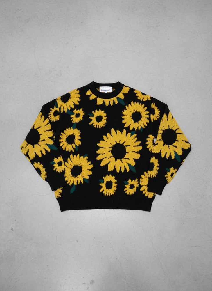 Herren Strickpullover mit Blumenmuster | Herbst