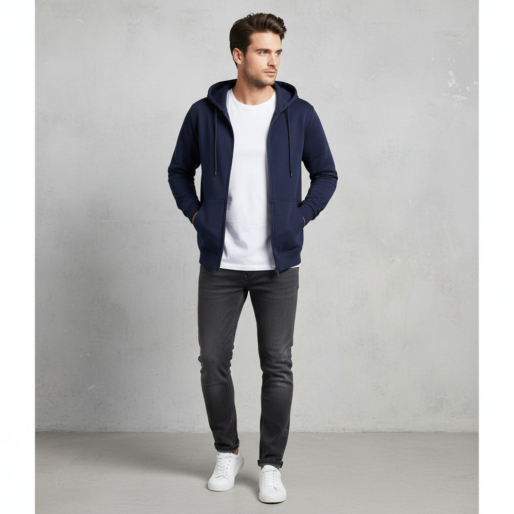 Lässiger Herren Hoodie mit Reißverschluss | Herbst