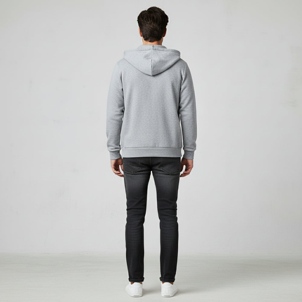 Lässiger Herren Hoodie mit Reißverschluss | Herbst