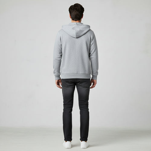 Lässiger Herren Hoodie mit Reißverschluss | Herbst