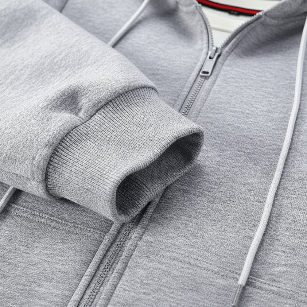 Lässiger Herren Hoodie mit Reißverschluss | Herbst