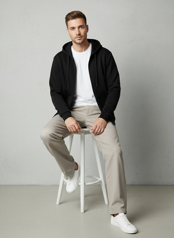 Lässiger Herren Hoodie mit Reißverschluss | Herbst