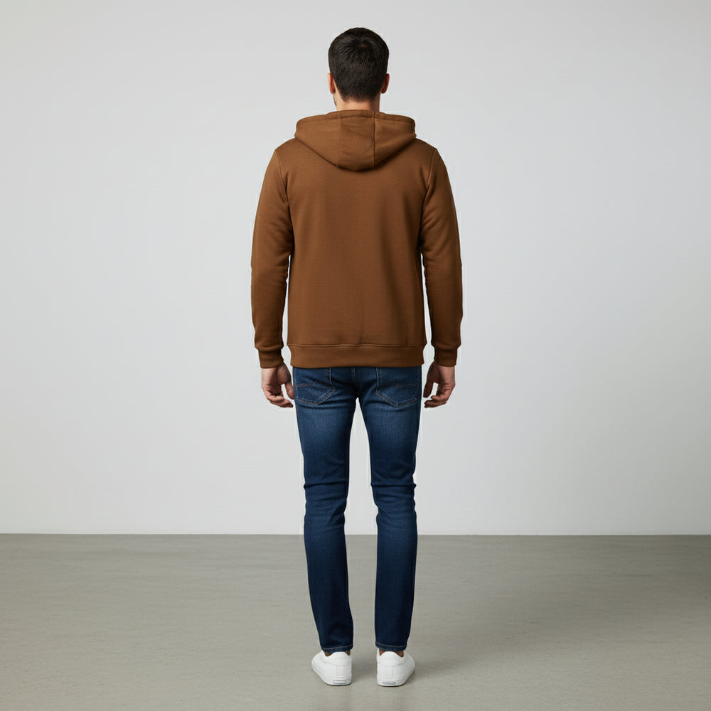 Lässiger Herren Hoodie mit Reißverschluss | Herbst
