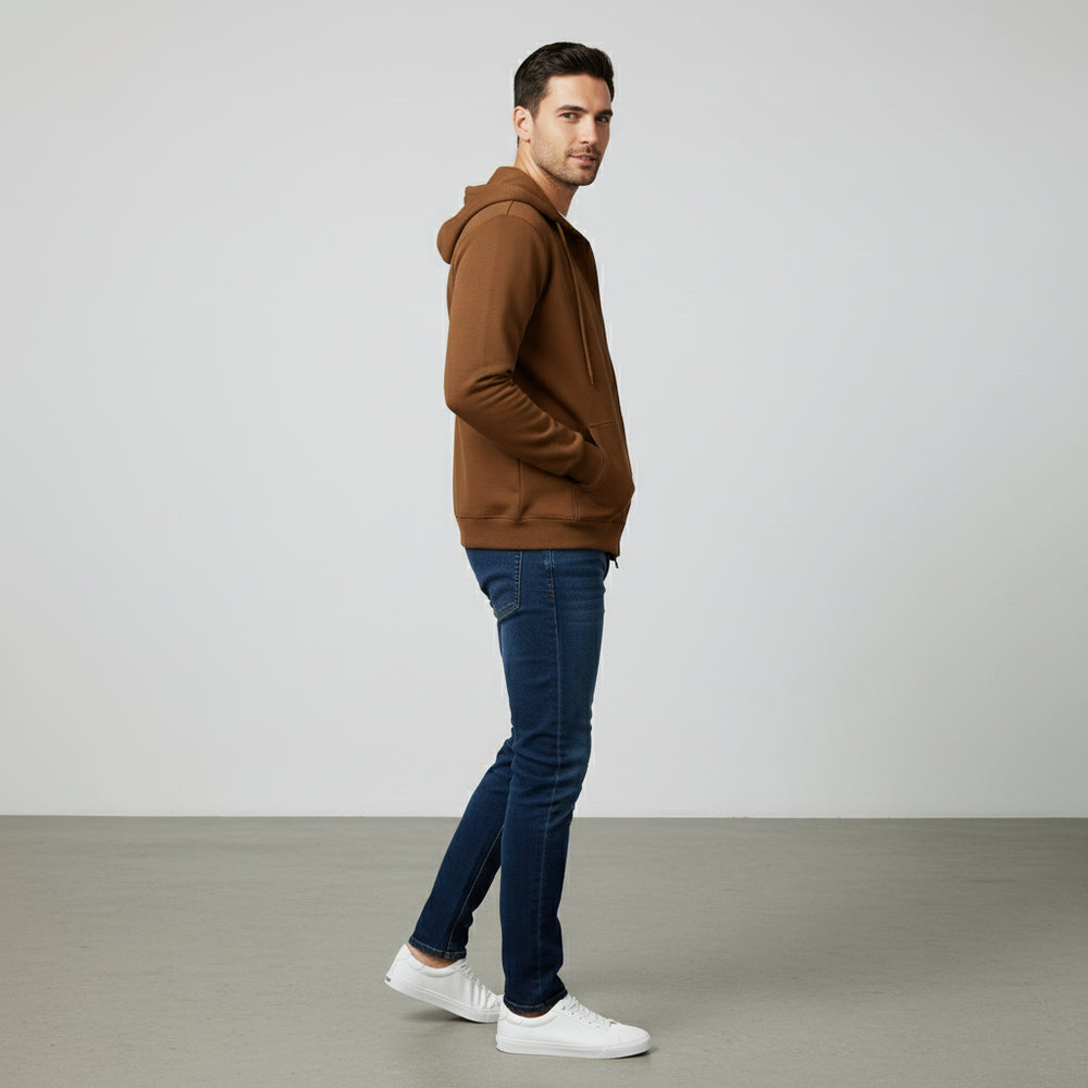 Lässiger Herren Hoodie mit Reißverschluss | Herbst