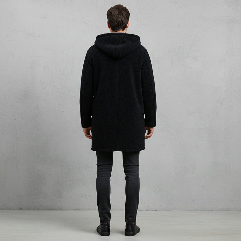 Herren Fleecejacke mit Kapuze | Winter