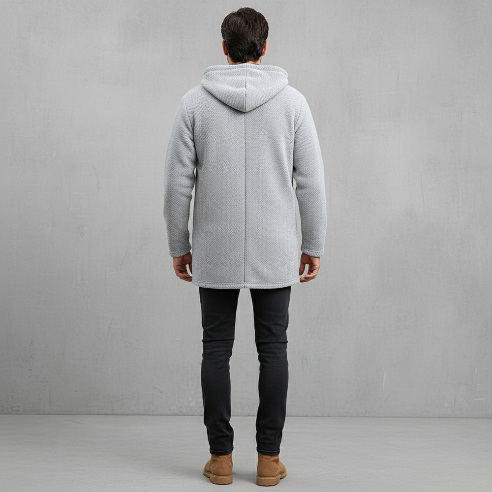 Herren Fleecejacke mit Kapuze | Winter