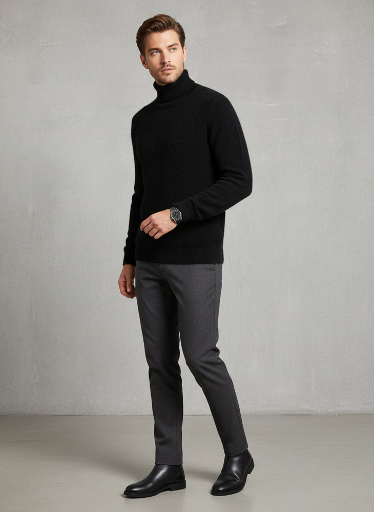 Herren Rollkragenpullover Kaschmir | Winter