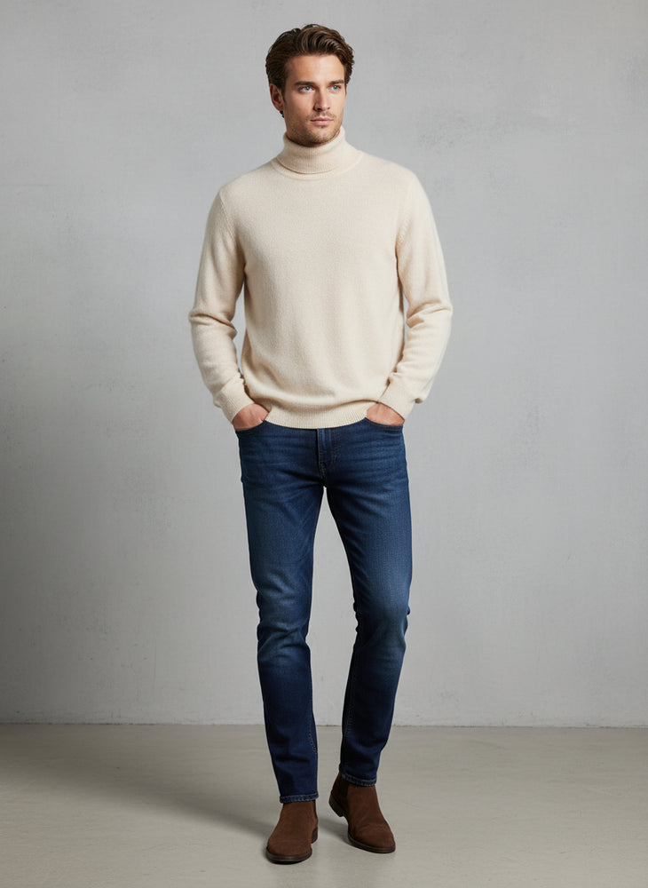 Herren Rollkragenpullover Kaschmir | Winter