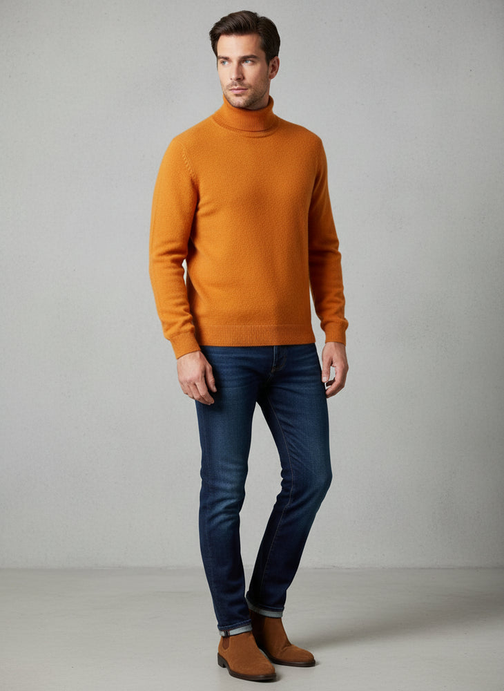 Herren Rollkragenpullover Kaschmir | Winter