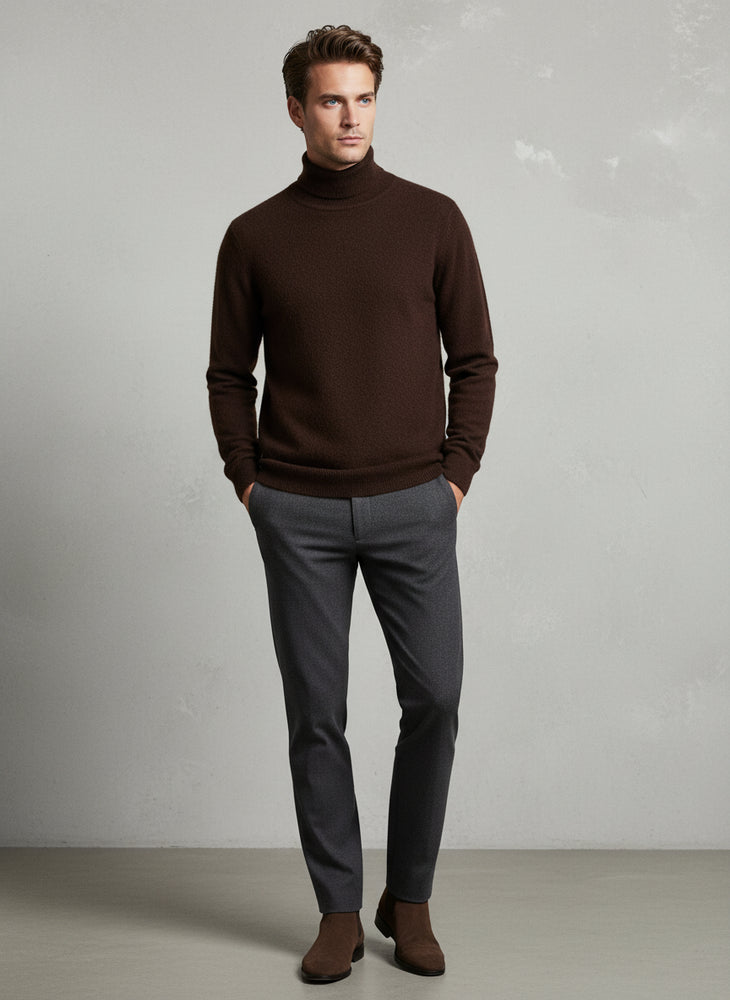 Herren Rollkragenpullover Kaschmir | Winter