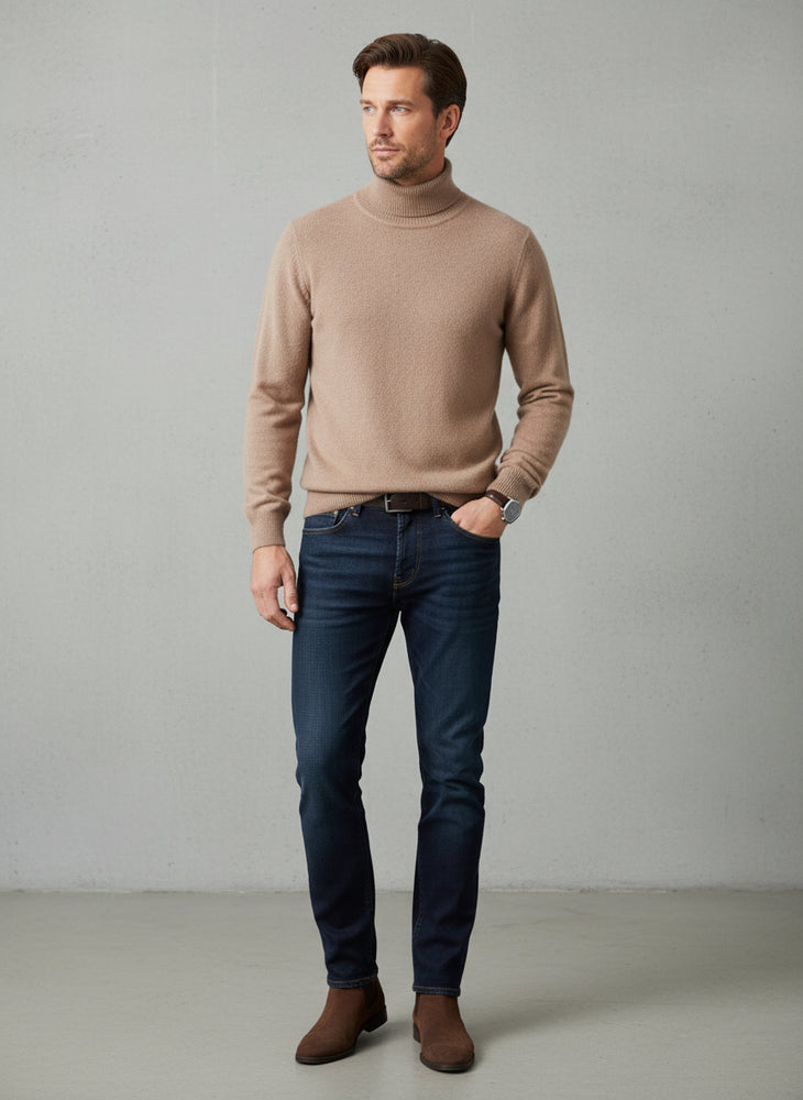 Herren Rollkragenpullover Kaschmir | Winter