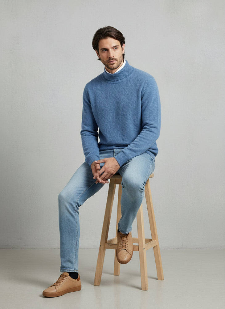 Herren Rollkragenpullover Kaschmir | Winter