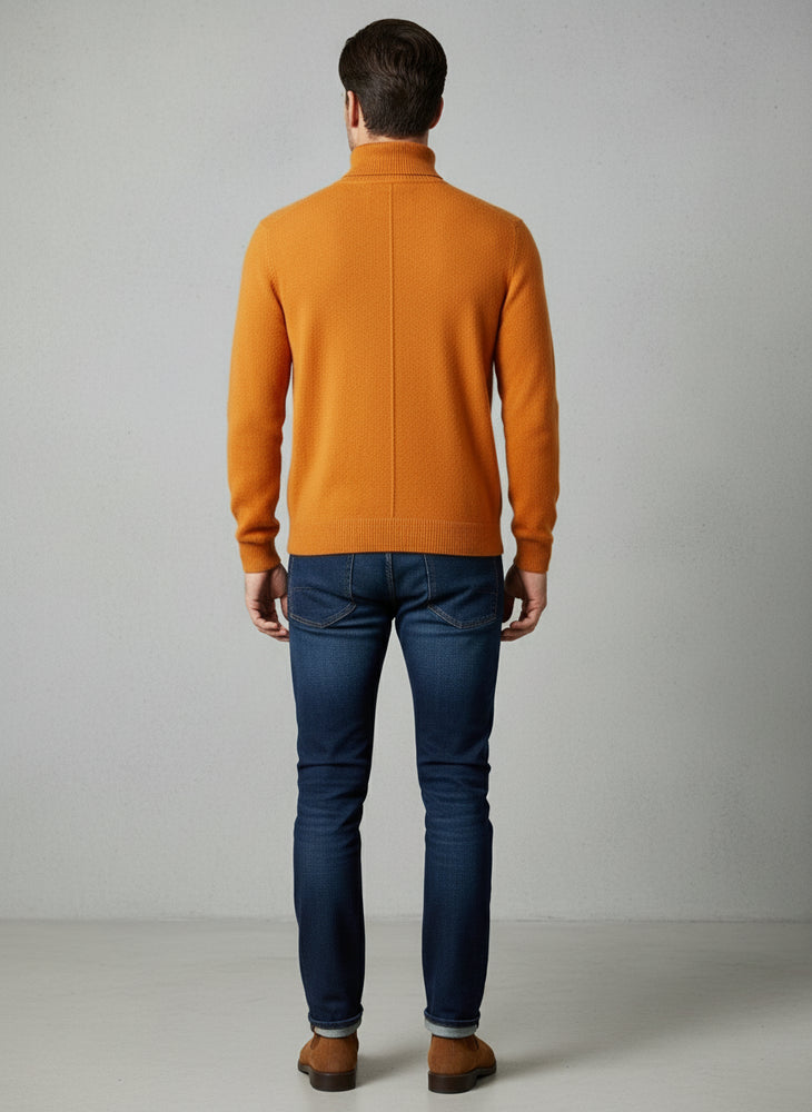 Herren Rollkragenpullover Kaschmir | Winter