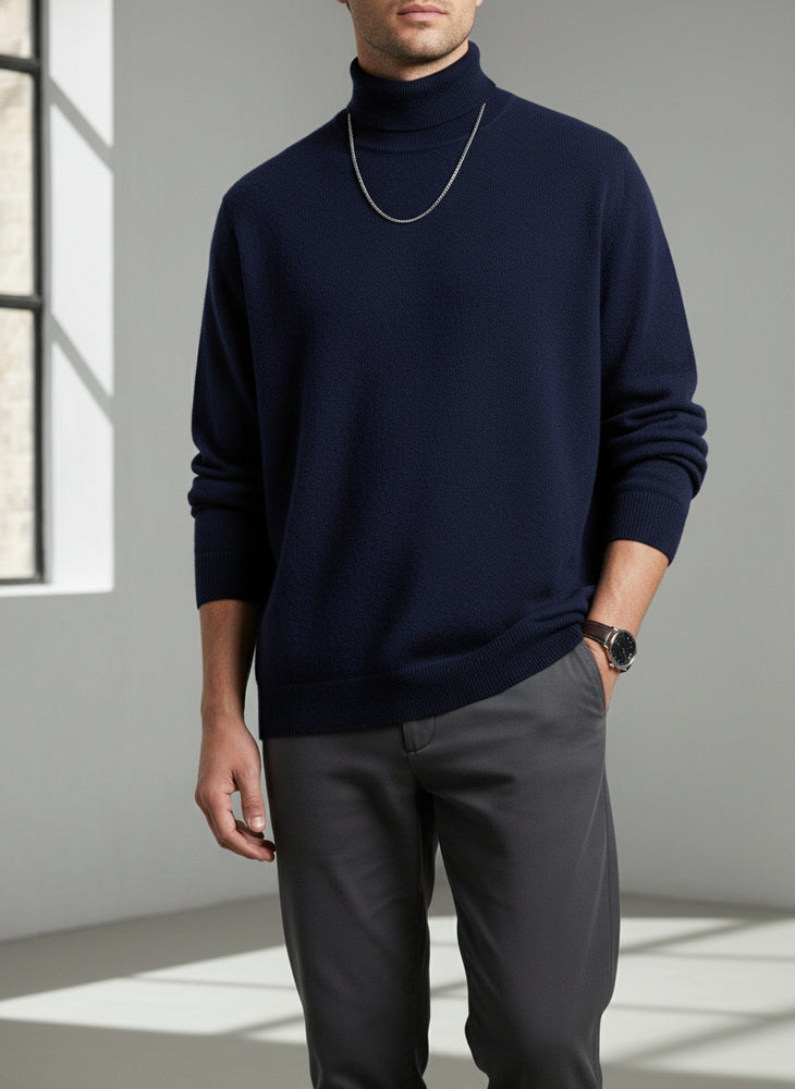 Herren Rollkragenpullover Kaschmir | Winter