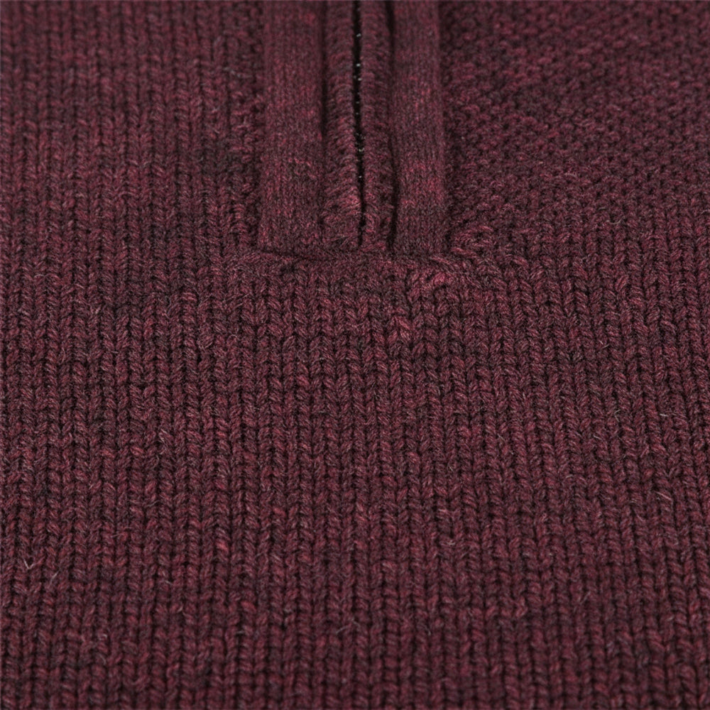 Warmer Herren Pullover mit Stehkragen | Slim Fit | Winter