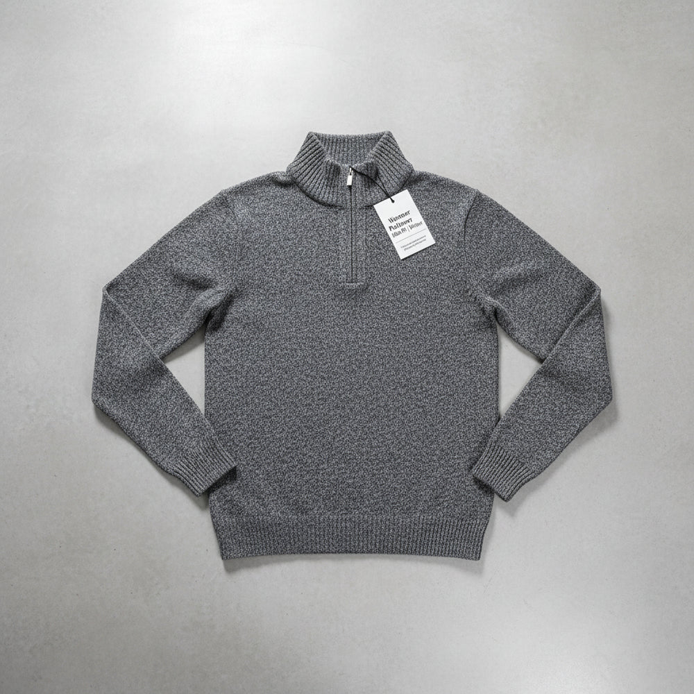 Warmer Herren Pullover mit Stehkragen | Slim Fit | Winter