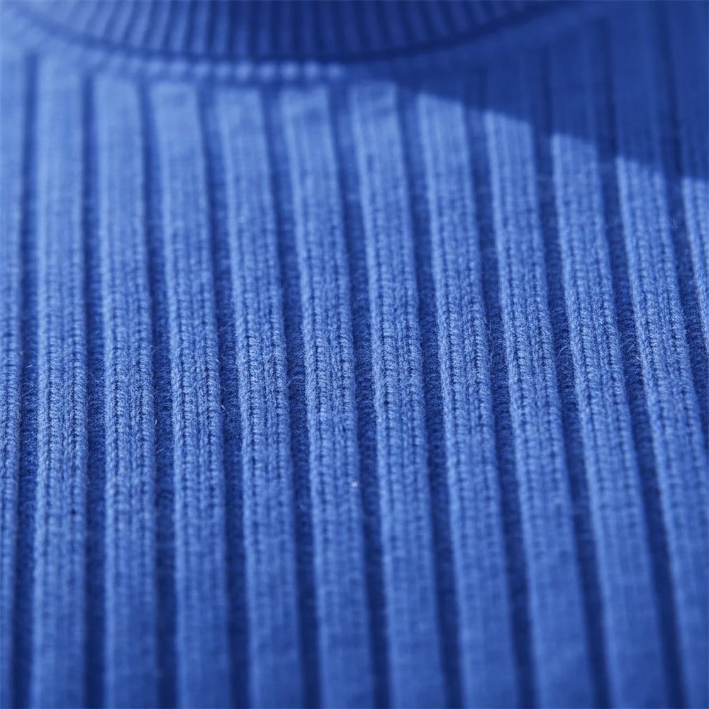 Herren Rollkragen Strickpullover Slim Fit | Winter