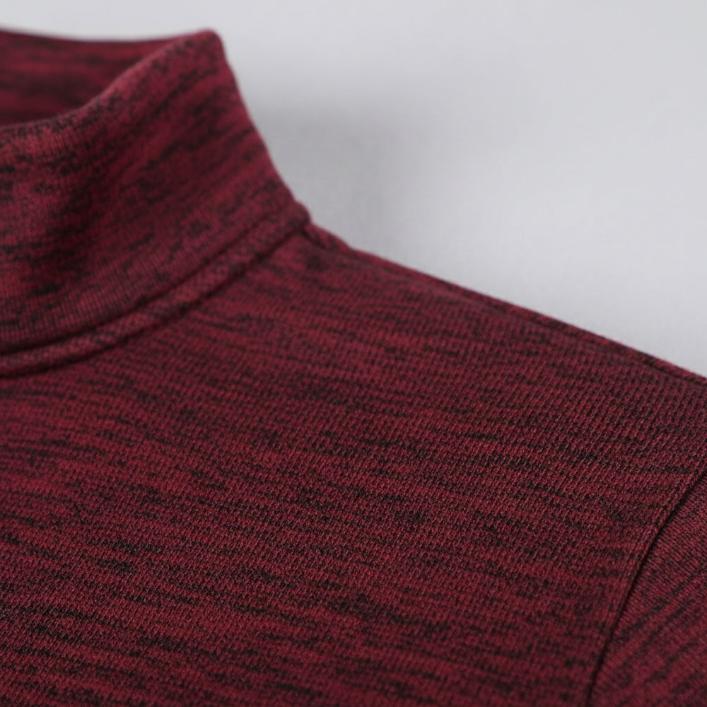 Warmer Herren Pullover mit Reißverschlusskragen | Herbst